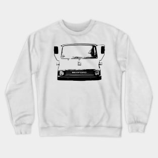 Bedford TK 1960s-1980s classic heavy lorry monoblock black Crewneck Sweatshirt